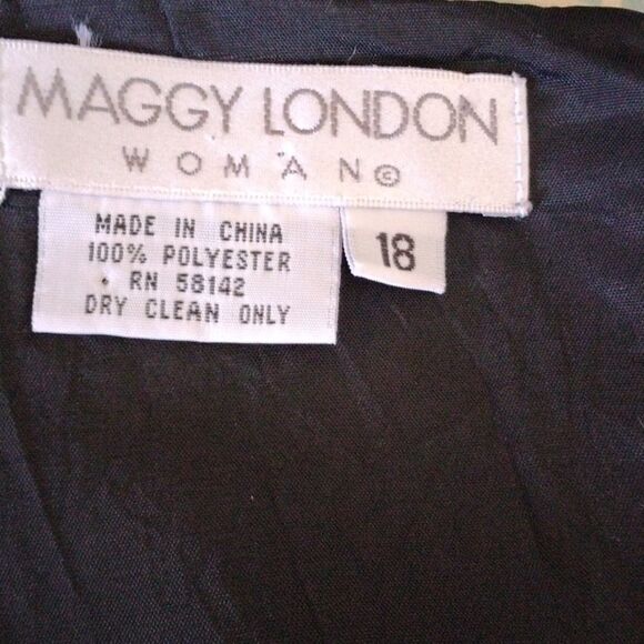 Maggy London Woman Little Black Dress Dark Academia,  Whimsigoth. - Picture 7 of 8